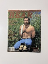 Bear #35 Dec 1995, Vintage Gay Magazine, Masculine Models, Rugged, Hairy Men