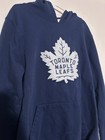 Toronto Maple Leafs Youth 10/12 Navy Blue Hooded Pullover Sweatshirt NHL Hockey — photo 4
