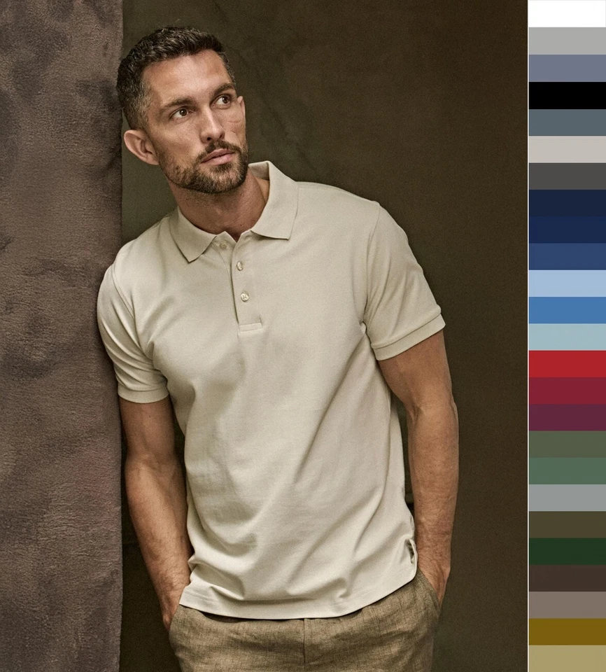 Tee Jays körperbetontes Herren Poloshirt Hemd Piqué - Luxury Stretch 1405 NEW - Bild 1 von 1