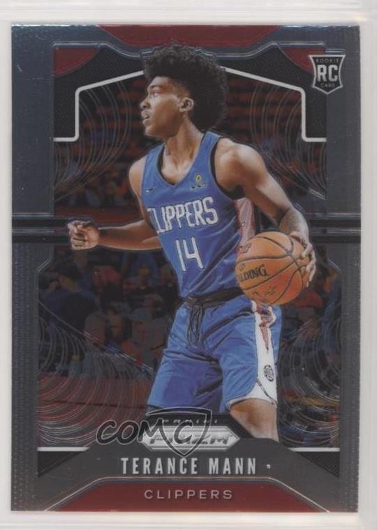 2019-20 Panini Prizm Rookie Terance Mann #296 Rookie RC 7s2