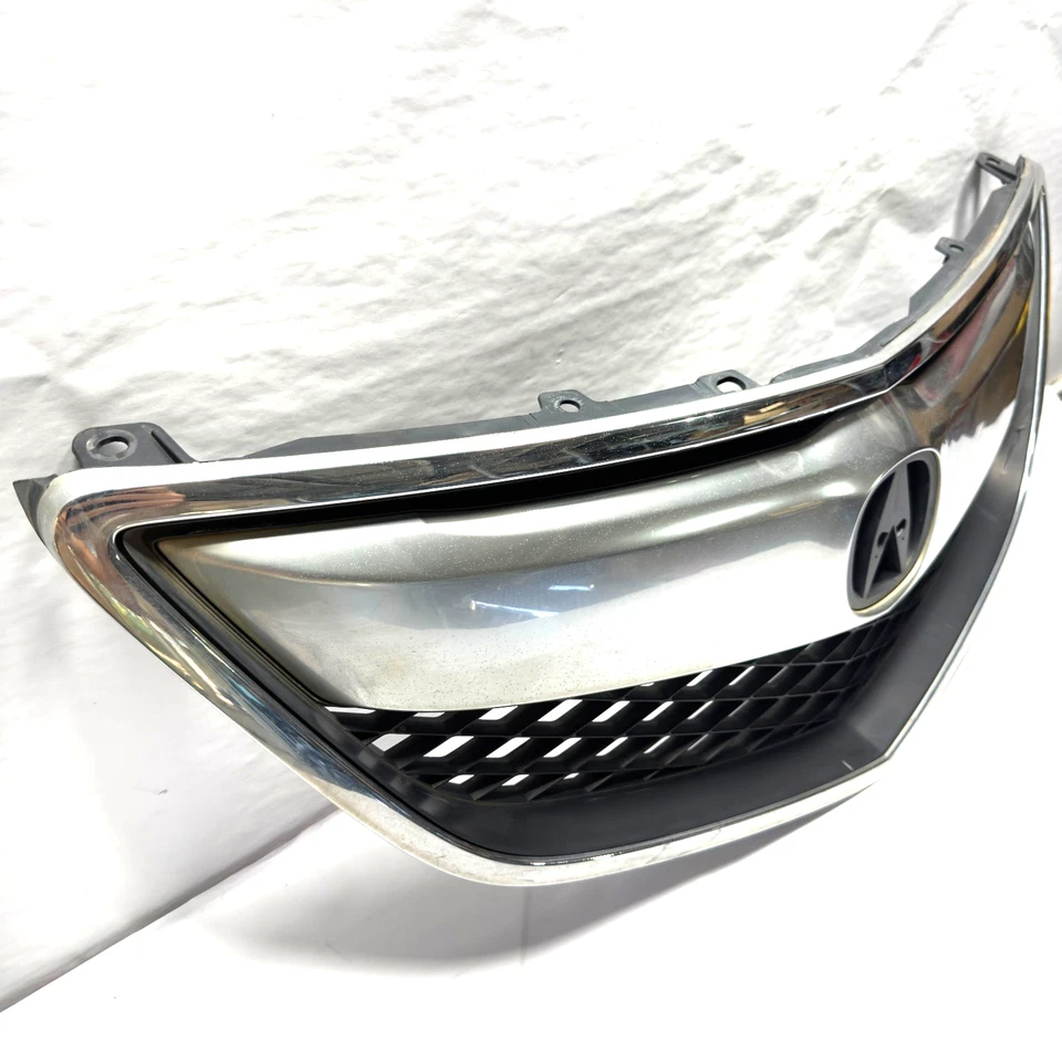 Parachoques delantero cromado OEM 2013 2014 2015 Acura RDX parrilla 71122-TX4-A01 Foto 2 de 4