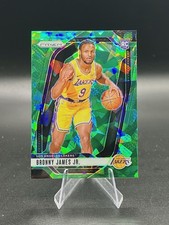 2024-25 Panini Prizm Bronny James Jr. Green Cracked Ice #243 Lakers 🔥