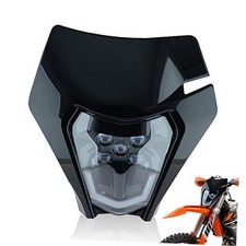 Dirt Bike Led Headlight Motorcycle 2020-2022 Enduro Headlight Kit Black-Dual 5