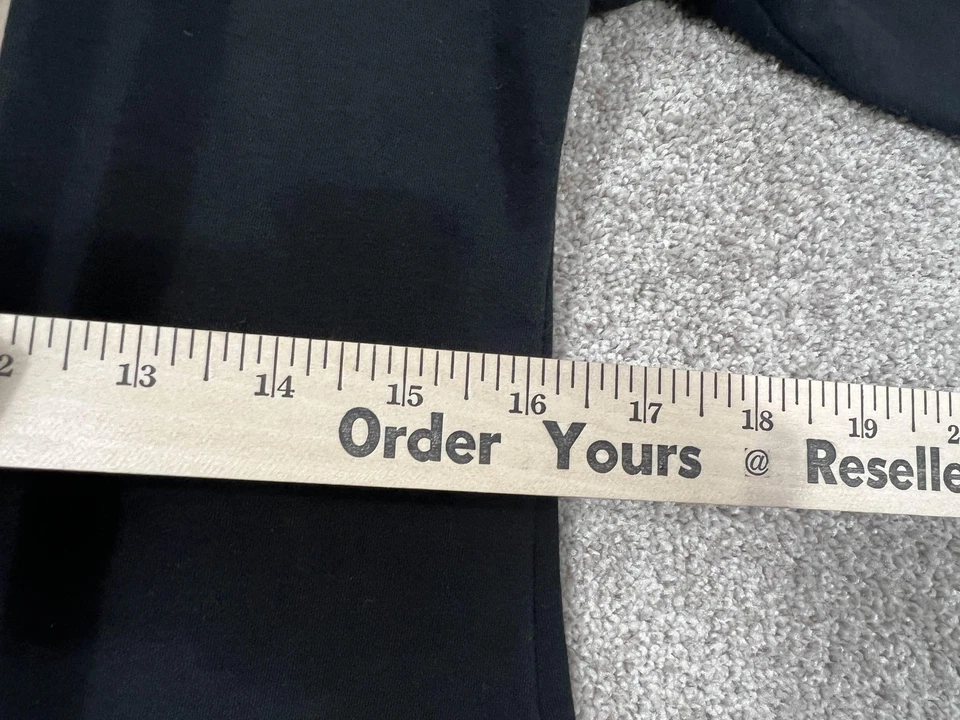 Vestido Lacoste Mujer Pequeño 38 Negro Manga Larga Polo Algodón F4897 Foto 4 de 4