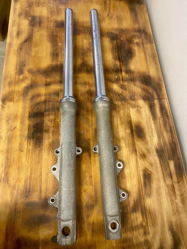 Harley FXD Dyna Super Glide Sport 1999 99 horquillas delanteras rectas de doble disco 39 mm Foto 2 de 4