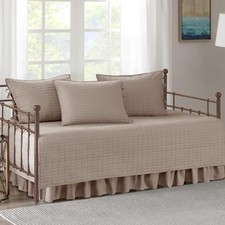 Daybed Cover - Luxe Double Sided-Quilting, All Season Cozy Bedding with Bedsk...