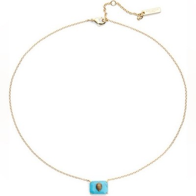 Turquoise Eagle Head Pendant NecklaceKurt Geiger London NWOT