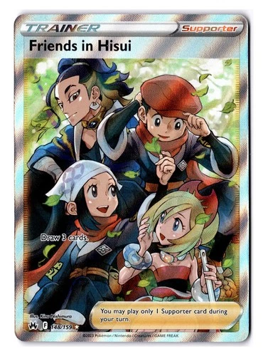 Friends in Hisui 148/159 Crown Zenith NM