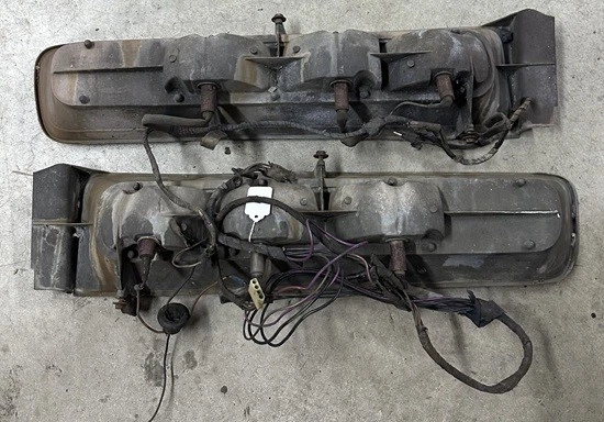 1972 Dodge Charger Taillights SE Special Edition Mopar Tail Lights Non Rallye - Image 3 of 4