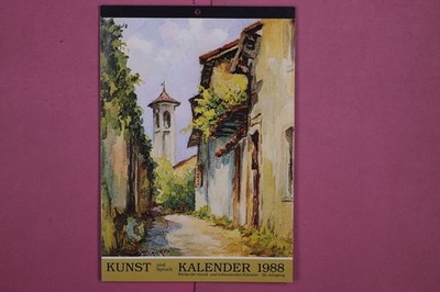268854 KUNST UND SPRUCH KALENDER 1988 DENNOCH-VERLAG STEGMANN GmbH & Co KG Werke
