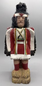 Unique OOAK Wood Kachina Doll Hand Made Eagle Dancer Child Crafted / Made?