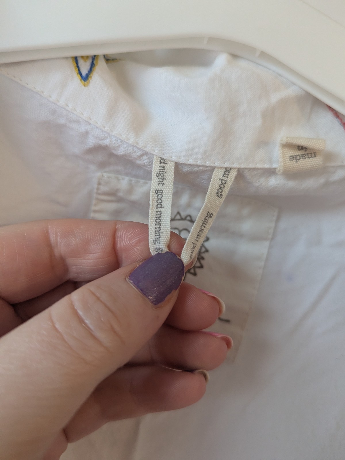 Printfresh Beachy Embroidered Seashell Pajamas PJ… - image 14