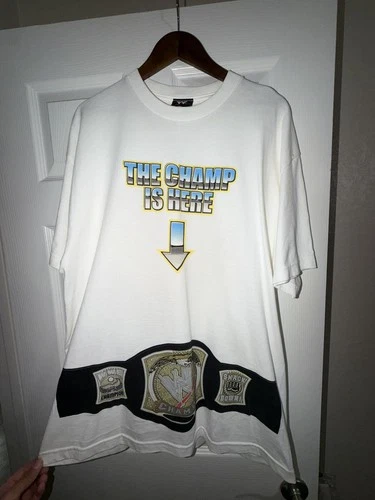 WWE John Cena The Champ Is Here T-Shirt Vintage Wrestli 2000s vintage concert t-shirt, vintage, size XL, single stitch, B+ condition