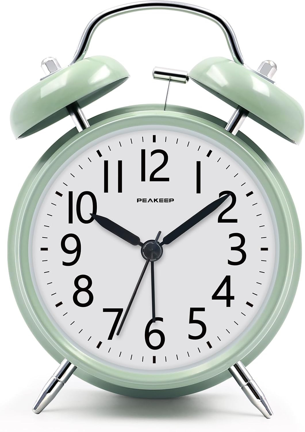 For Heavy Sleepers Adults Kids, Analog 4.5" Twin Bell O
