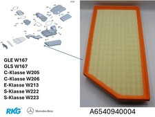 Luftfilter GLE_GLS_C-Klasse_E-Klasse_S-Klasse *A6540940004* Original MB