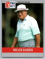 1990 PRO SET GOLF CARD #78 MILLER BARBER