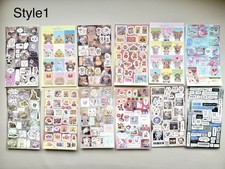 Cozy Kawaii Sticker Pack Curated Holographic  Matte Stickers for Journaling