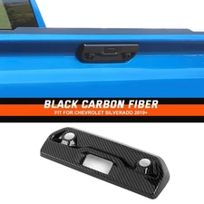 Carbon Fiber Tailgate Handle Cover For Chevy Silverado/Sierra 2022+ Accessories
