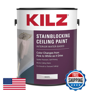 Kilz Stainblocking Ceiling Paint Interior White 1 Gallon 68041