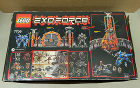 LEGO Exo-Force 7709 Sentai Fortress NEW! HUGE! Fort Base Headquarters Light-Up