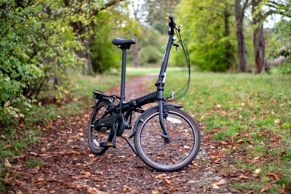 Ridgeback Fodling Bike Shimano Nexus 7 Speed Internal Hub Fold Up Bicycle Black - Image 3 of 4