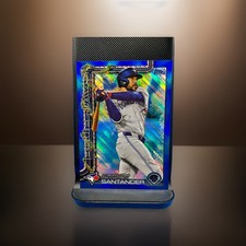 2025 Topps Holiday Anthony Santander Blue Metallic Glitter #H14 Blue Jays