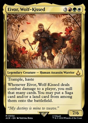 MtG Universes Beyond: Assassin s Creed Eivor, Wolf-Kissed FOIL Mythic 0054 ENG