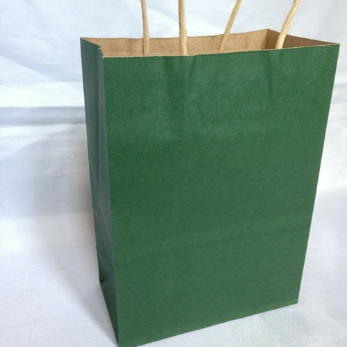 Gift Bags Kraft Paper Carrier Present Handles Wedding Birthday Bag 21cm x 15cm - Picture 9 of 14