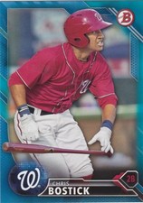 Chris Bostick 2016 Topps Bowman BLUE Paper Parallel /150