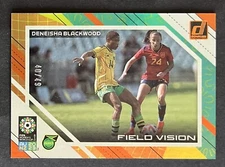Deneisha Blackwood 2023 Donruss FIFA Women's World Cup FIELD VISION ORANGE /49