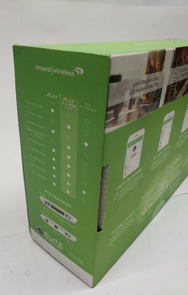 Amped Wireless ALLY Plus 2100 Whole Home Smart Wi-Fi System - ALLY-0012K - Image 4 of 4