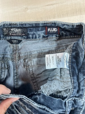 SILVER JEANS Suki Mid Flare Fluid DENIM 