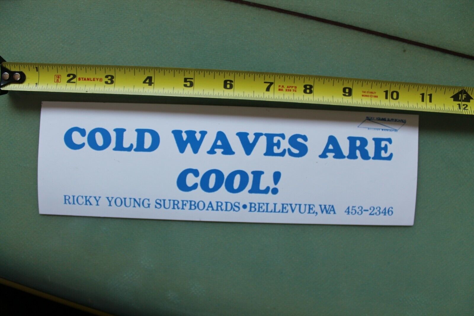 Cold Waves R Cool Ricky Young Longboards Surfboards V12 Vintage