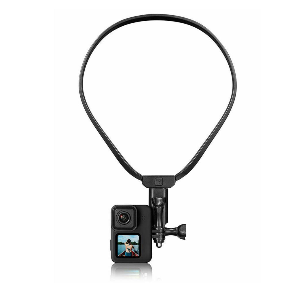 Universal Action Camera Neck Strap Mount Adjustable Cellphone Cycling Holder B-image