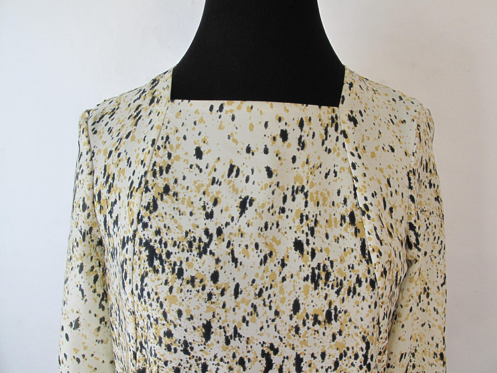 Zara Basic Leopard Square Neck  Mini Dress Sz S p… - image 2