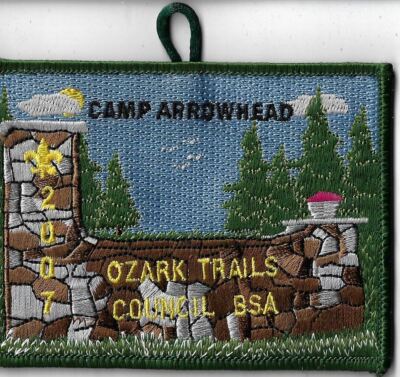 2007 Camp Arrowhead Ozark Trails Council BSA DGR Bdr. [X-1539]