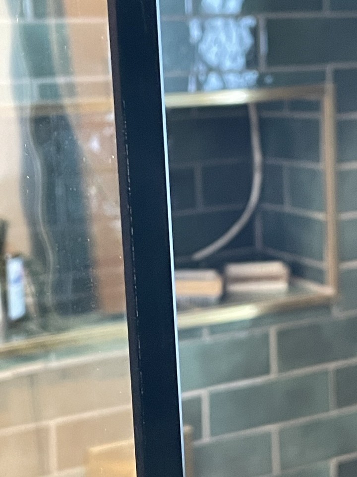 Walk In Wet Room Shower glass panel 12.5mm thick Glass 2100x1000mm eBay