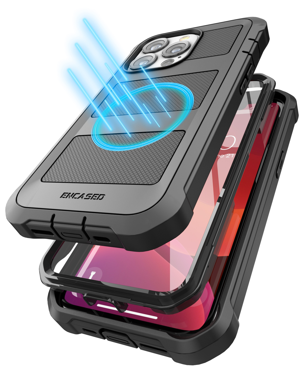 iPhone 13 Pro Magsafe Case with Screen Protector and Protective Cover