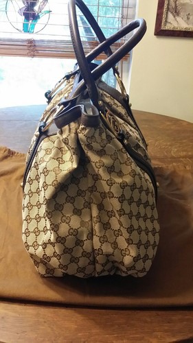Authentic Gucci Monogram Large Tote Bag - Picture 3 of 12