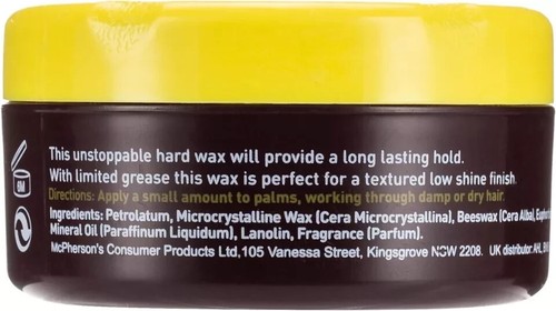 Moosehead Hair Styling Gel, Hard Core Wax, 100 Gm Free Shipping World Wide - 第 2/6 張圖片