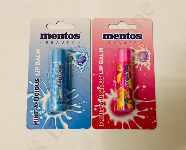 Mentos Beauty Mint-A-Licious Lip Balm For Soft & Smooth Lips 4g Mint & Fruit