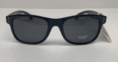 Dockers POLARIZED Black Sunglasses 14104LDP009 MID 100% UV Protection