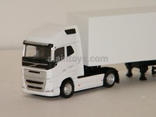 VOLVO FH 4 & REMORQUE BLANC NEUTRE ELIGOR 1/87 Ref 500118