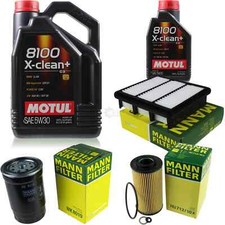 MOTUL 6 L 5W-30 MOTOR-ÖL+MANN-FILTER für KIA Cee'D SW ED 1.6 CRDi 90 115