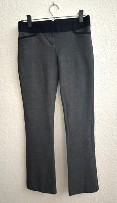 Express Pants Women's Gray/Black Bootcut Columnist  Size 0S Career Work