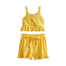 Rare Editions Girls Printed Dot Yummy Knit Matching Set - Sz 16