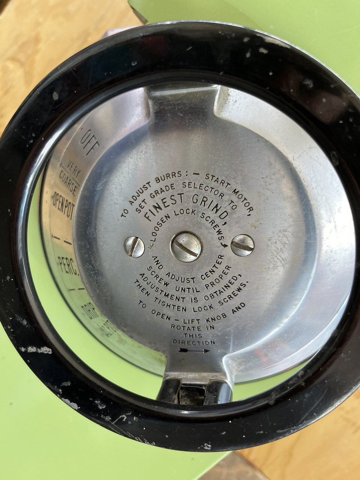 Vintage Hobart Coffee Grinder 1930s 1940s art deco model 3440