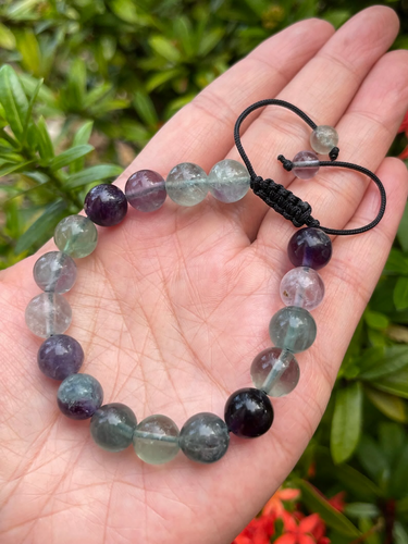"Pulsera ajustable con cuentas de piedras preciosas de grado A+ 10 mm, pulseras de cristales genuinos 7,5" - Imagen 76 de 89