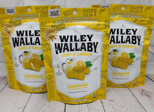 3-pack -- WILEY WALLABY Lemonade Australian Style Licorice 7.05oz(x3) **4/2025**
