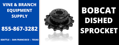 PREMIUM BOBCAT SPROCKET T180 / T140 / T190 (DISHED / 6 HOLE) 